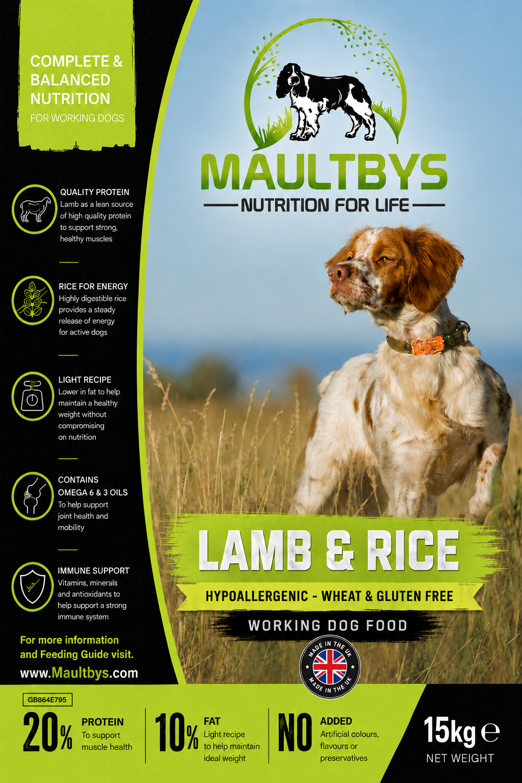 Hypoallergenic Lamb and Rice