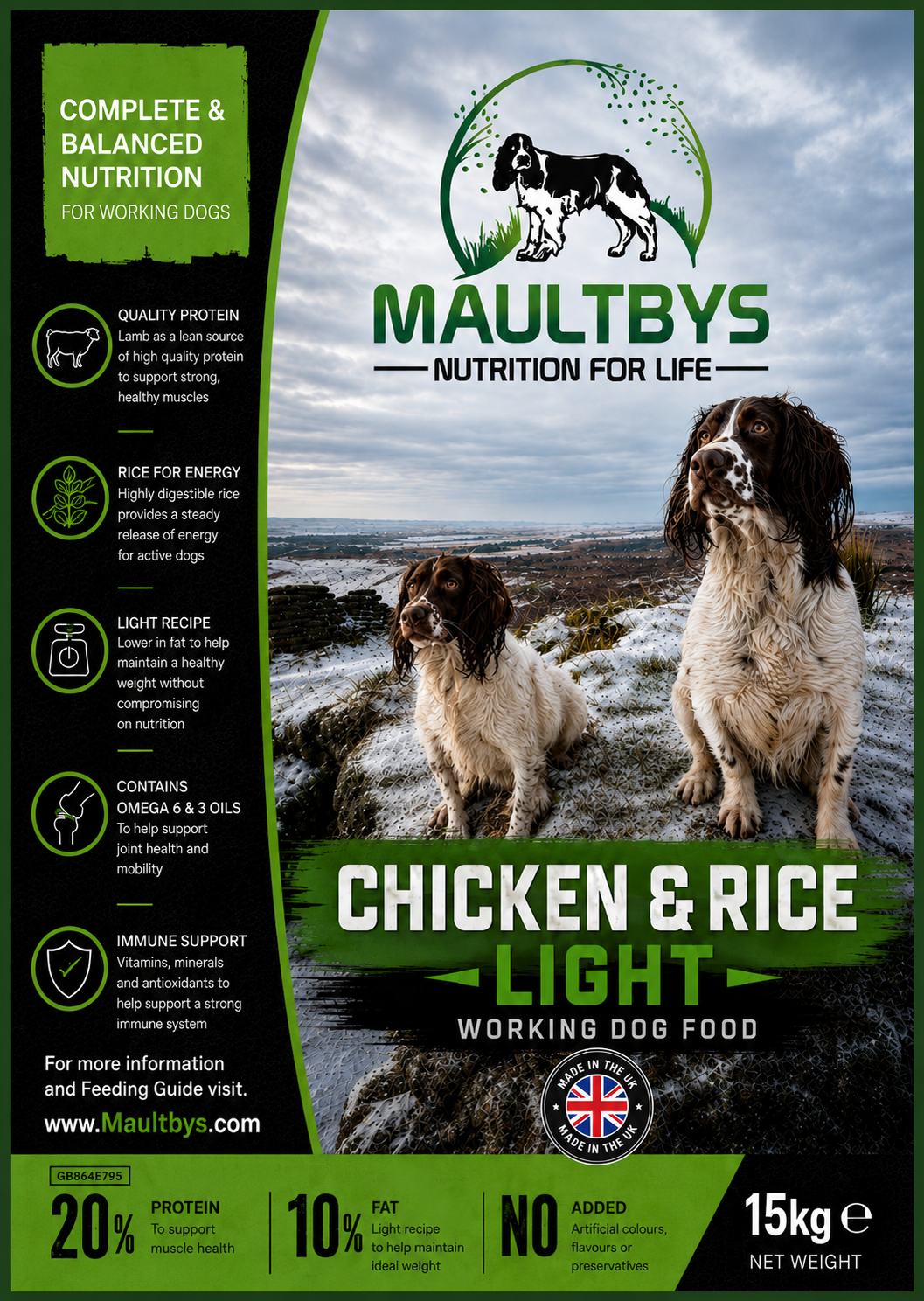 Hypoallergenic Chicken and Rice Light